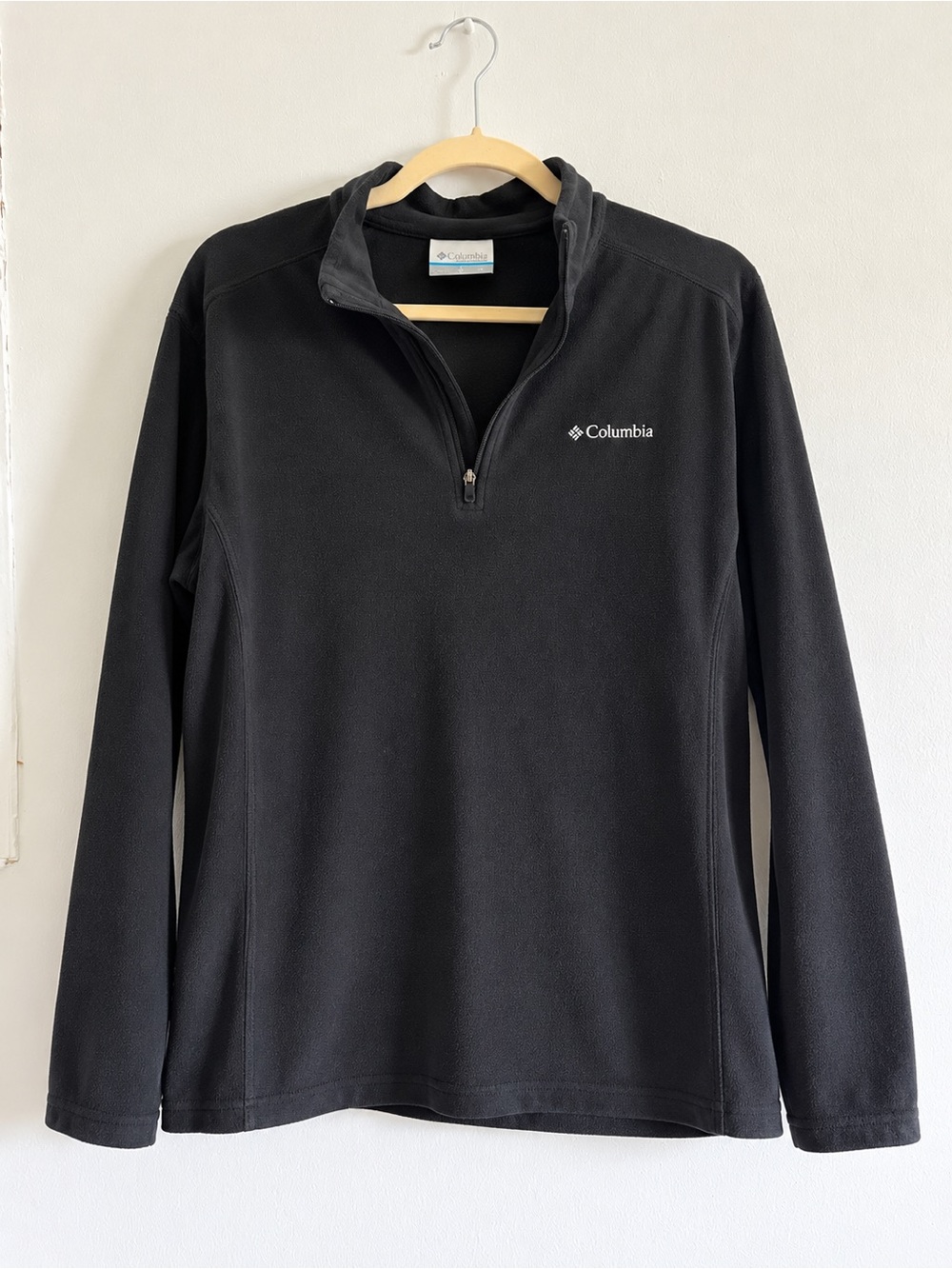 Columbia Men's Black Half-Zip Fleece Pullover